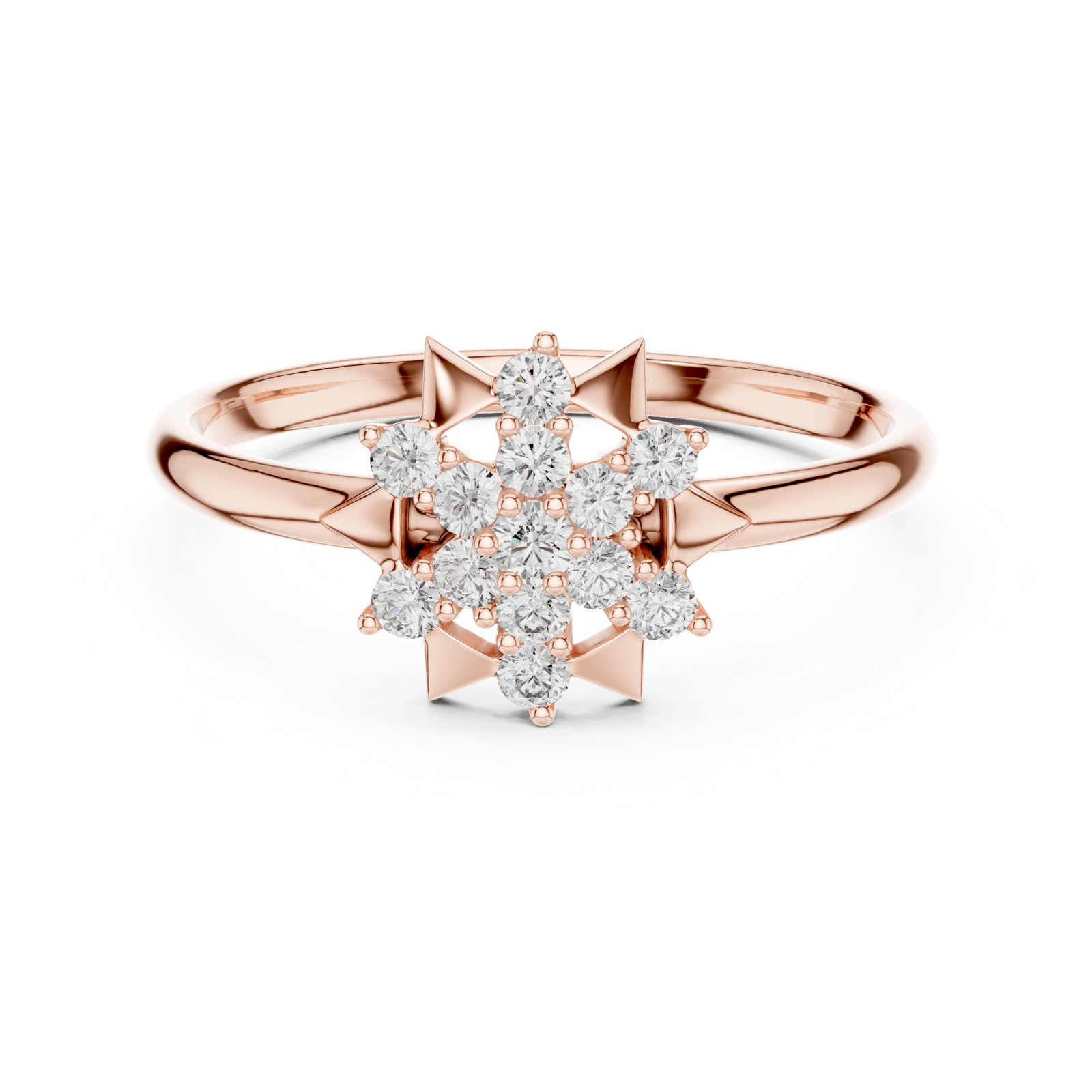 Gold Ring 1 (288), Rose Gold, view 4