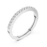Gold Ring ALR-72, White Gold, view 2