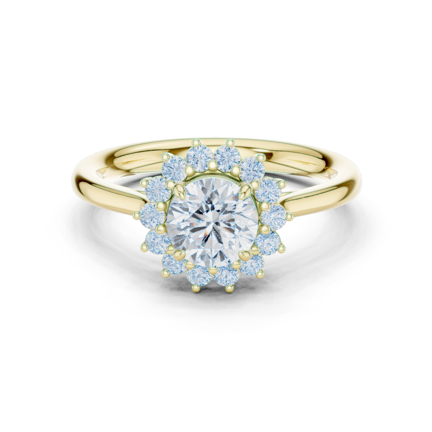 Gold Ring DDLR-673, Yellow Gold
