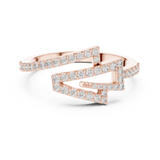 Gold Ring LR-01 (75), Rose Gold, view 4