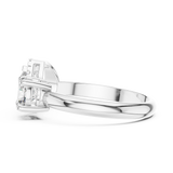 Gold Ring DDLR-003, White Gold, view 3
