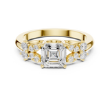 Gold Ring DDLR-1110, Yellow Gold, view 4