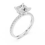 Gold Ring DDLR-1014, White Gold, view 2