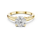Gold Ring DDLR-159, Yellow Gold, view 4