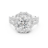 Gold Ring DDLR-344, White Gold, view 4