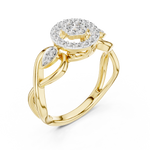 Gold Ring 12-10002@L, Yellow Gold, view 2