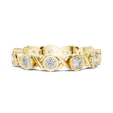 Gold Ring DDLR-245, Yellow Gold, view 3