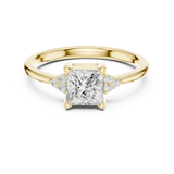 Gold Ring DDLR-502, Yellow Gold, view 4
