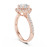 Gold Ring DDLR-665, Rose Gold, view 1