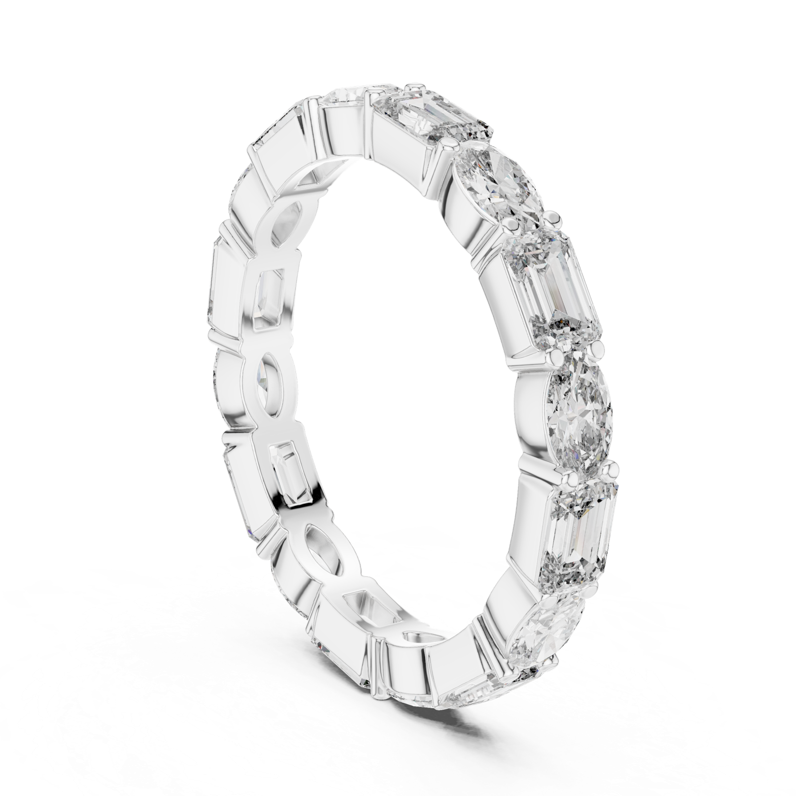 Gold Ring DDLR-230, White Gold