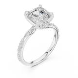 Gold Ring DDLR-961, White Gold, view 2