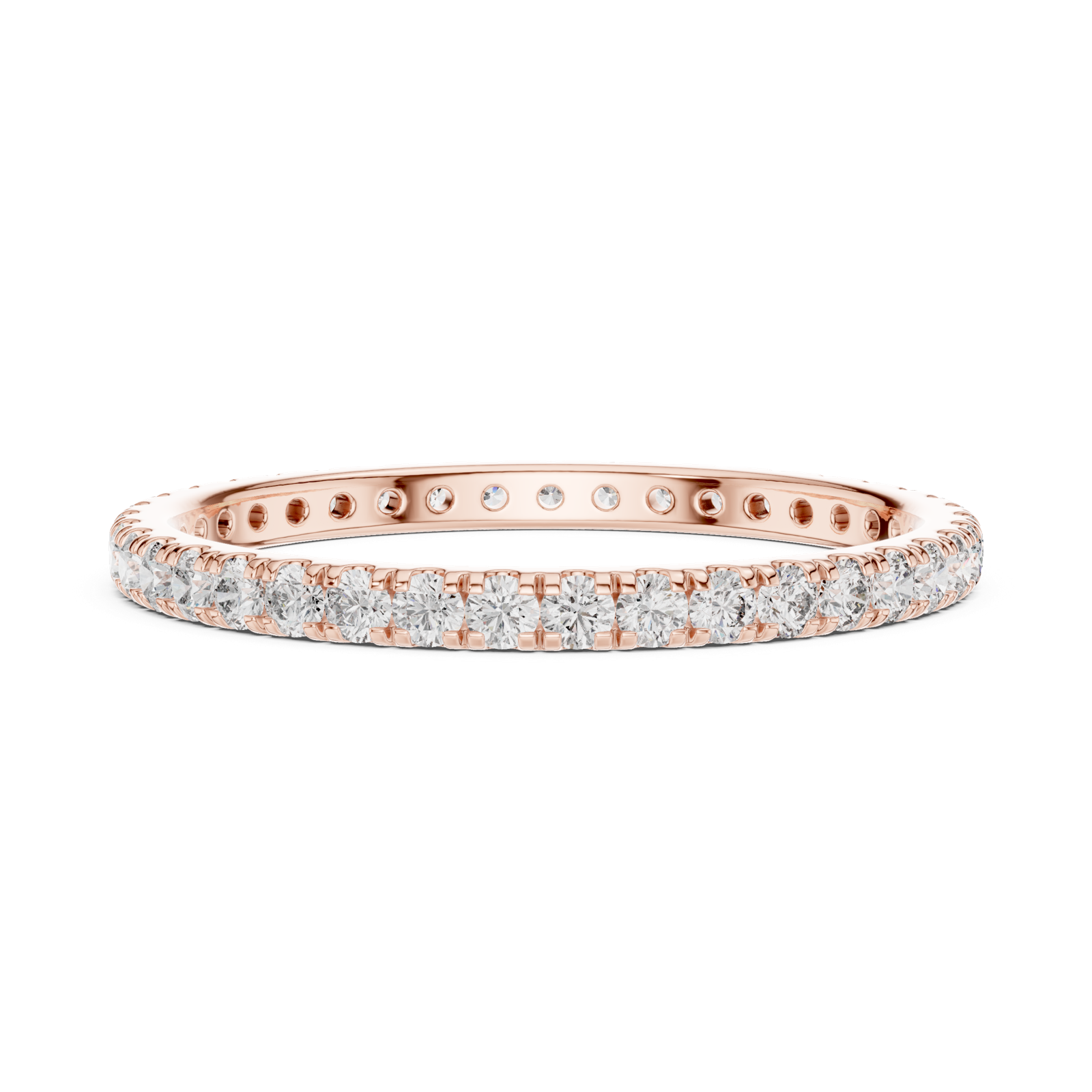 Gold Ring DDLR-212, Rose Gold, view 3