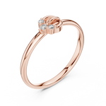 Gold Ring 1 (383), Rose Gold, view 2