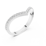 Gold Ring DDLR-1117, White Gold, view 2