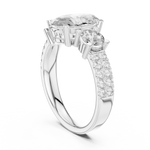Gold Ring L03-689, White Gold