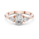 Gold Ring HLR-22, Rose Gold, view 4