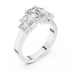 Gold Ring DDLR-1074, White Gold, view 2