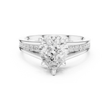 Gold Ring DDLR-996, White Gold, view 4