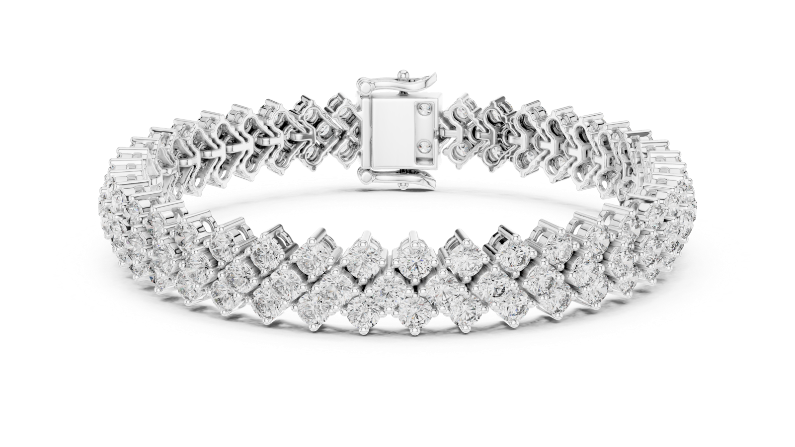 Gold Bracelet FBR0138, White Gold, view 4