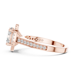 Gold Ring DDLR-417, Rose Gold, view 3