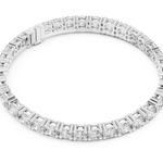 14K Solid Gold Lab Diamond Bracelet, White Gold, view 2