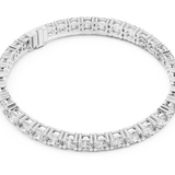 14K Solid Gold Lab Diamond Bracelet, White Gold, view 2