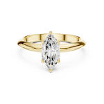Gold Jewelry L36-6, Marquise center stone, Yellow Gold, view 4