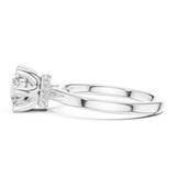 Gold Ring DDLR-176, White Gold, view 3
