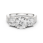 Gold Ring DDLR-716, White Gold