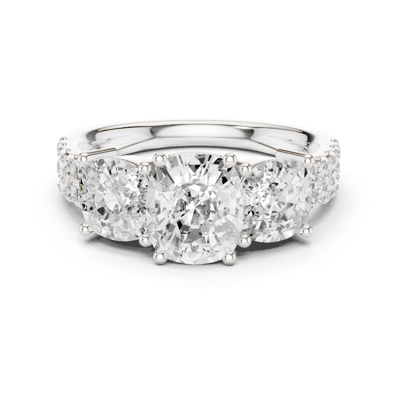 Gold Ring DDLR-716, White Gold