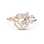 Gold Ring 12-10043@L, Rose Gold