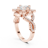 Gold Ring DDLR-411, Rose Gold