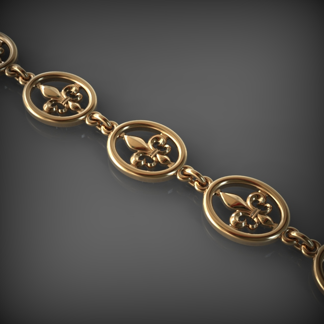 14K Solid Gold Men's Statement Link Chain, Yellow Gold
