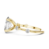 Gold Ring DDLR-056, Yellow Gold, view 3