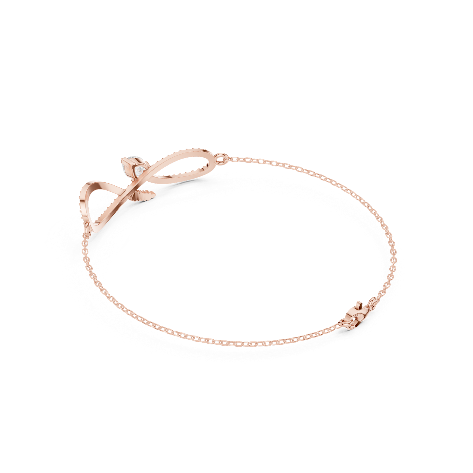 Gold Bracelet SBWB (40), Rose Gold, view 2