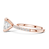 Gold Ring DDLR-888, Rose Gold, view 3