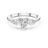 Gold Ring HLR-234, White Gold, view 4