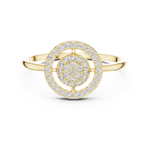 Gold Ring DR-6317, Yellow Gold