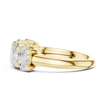 Gold Ring DDLR-320, Yellow Gold, view 3