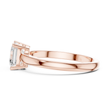 Gold Ring DDLR-1108, Rose Gold, view 3