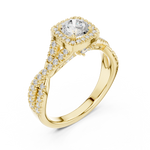 Gold Ring LR-0247, Yellow Gold, view 2