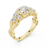 Gold Ring LR-0255, Yellow Gold, view 2