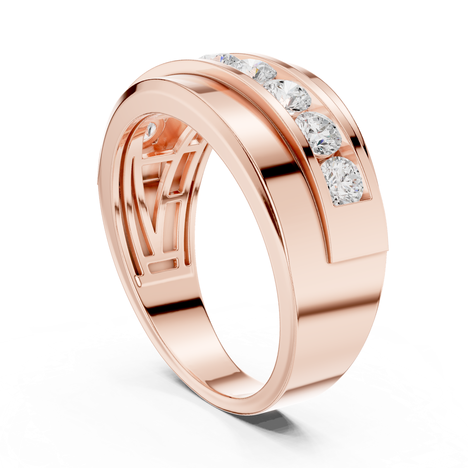 Gold Ring DDLR-391, Rose Gold