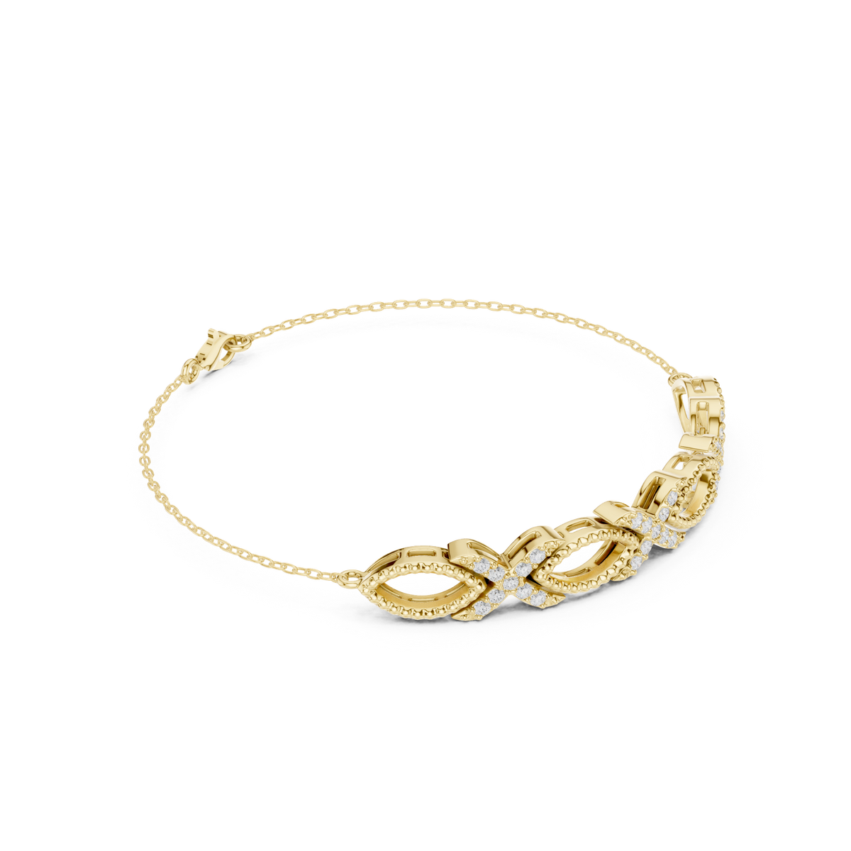 Gold Bracelet SBWB (30), Yellow Gold, view 1