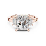 Gold Ring DDLR-286, Rose Gold, view 4
