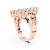 Gold Ring DDLR-463, Rose Gold