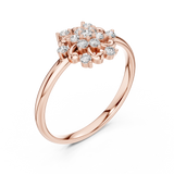Gold Ring Ledis Ring, Rose Gold, view 2