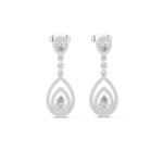 Gold Earrings 3-10007E_116_M, White Gold