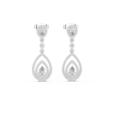 Gold Earrings 3-10007E_116_M, White Gold