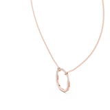 Gold Pendant 12-10002P, Rose Gold, view 2